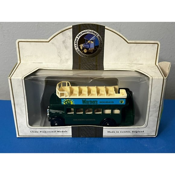 Vintage Lledo AEC Regent Open Top Bus Southern National Warners Holidays - Picture 2 of 9
